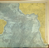 South Atlantic (1961). Heezen, Bruce C. and Tharp, Marie. Physiographic Diagram of the South Atlantic Ocean. Together with printed notes.
