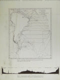 South Atlantic (1961). Heezen, Bruce C. and Tharp, Marie. Physiographic Diagram of the South Atlantic Ocean. Together with printed notes.