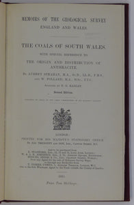 Strahan, Aubrey et al. (1915). The Coals of South Wales with Special Reference to the Origin and Distribution of Anthracite. London, 2nd edition.