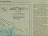Saudi Arabia (1972). Brown, Glen. Tectonic Map of the Arabian Peninsula. Jiddah: [USGS for] Kingdom of Saudi Arabia. Arabian Peninsula Series Map AP2 Colour lithograph