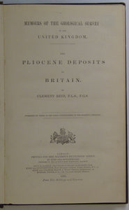 Reid, Clement. (1890). The Pliocene Deposits of Britain, vol.3 The Upper Chalk. Memoir of the Geological Survey of the United Kingdom. London: