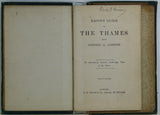 Anon. (n.d.). Bacon’s Guide to the Thames from Oxford to London. London: Bacon, 4th edition. 46pp + 3 folded panoramic ‘maps’. NOT geological. Hardback