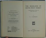 Surrey. Mathews, E. C. (1911). The Highlands of South-West Surrey: a Geographical Study in Sand and Clay. London: Adam and Charles Black,