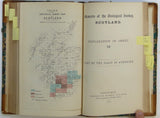 Sheet memoir   7, 13, 24, 32, 33 and 34. (1861-1869). Sammelband volume of six early memoirs of the Geological Survey of Scotland. all 1st
