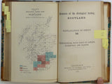 Sheet memoir   7, 13, 24, 32, 33 and 34. (1861-1869). Sammelband volume of six early memoirs of the Geological Survey of Scotland. all 1st