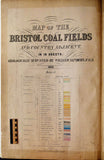 Sanders, William (1864). Map of the Bristol Coal Field and Country Adjacent in 19 Sheets, Geologically Surveyed. Hardback atlas, Rare.