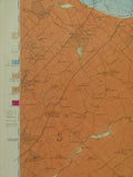 Renfrewshire, 16 and 17 (1870)1:10,560 scale OS basemap 1863. Covers Nelston, New Mearns and Eaglesham. Colour washed engravings