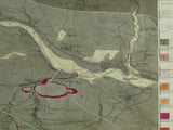 Dumfriesshire 5 and 6 (1870). 1:10,560 scale OS basemap 1860. Cover Sanquhar and Kirkconnel. Colour washed engravings