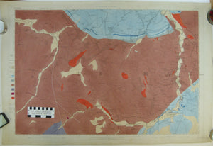 Lanarkshire, 31 (1870)1:10,560 scale OS basemap 1864. Covers Lesmahagow and district. Colour washed engraving,