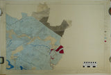 Renfrewshire, 13 (1870)1:10,560 scale OS basemap 1863. Covers Pollockshaws, Cathcart and Thornliebank. Colour washed engraving,