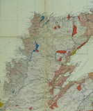 Geikie, Archibald (1876). Geological Map of Scotland. Edinburgh: W.&amp; A.K. Johnston. 1st edition. Scale 1:633,600 colour printed lithograph