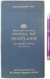 Geikie, A. (1892). Geological Map of Scotland. Edinburgh: John Bartholomew. Colour lithograph, scale 1:633600. Dissected and mounted on linen