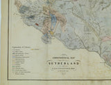H&ASS. Sunderland (1841). Cunningham, R.J.H. Geognostical Map of Sunderland, in ‘Geognostical Account of the County of Sutherland’, an extract from Transactions