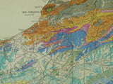Trinidad (1961). Geological map of Trinidad. Petroleum Association of Trinidad. 1:100,000 scale, 92 x 117cm folding to 92 x 58.5 cm. Colour lithograph