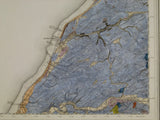 Sheet 101nw Drift, Old Series 1". 1895. Westmoreland: Bootle. Hand-coloured engraving, 38 x 53cm.