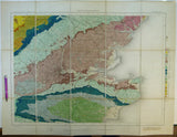 Sheet 12, ¼” Index series. (1890). Geological Survey of England and Wales. Covering Southeast England from Dungeness in Kent to Orford Ness, Suffolk