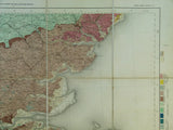 Sheet 12, ¼” Index series. (1890). Geological Survey of England and Wales. Covering Southeast England from Dungeness in Kent to Orford Ness, Suffolk