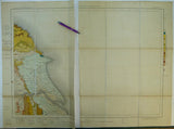 Sheet  6, ¼” Index series. (1886). Geological Survey of England and Wales. Covering North Sea coast from Staithes, Yorkshire to mouth of Humber River.