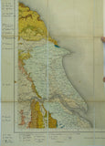Sheet  6, ¼” Index series. (1886). Geological Survey of England and Wales. Covering North Sea coast from Staithes, Yorkshire to mouth of Humber River.
