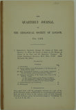 Bolivia, Chile, Peru. ‘Geological Sections through the Andes of Peru and Bolivia: I – From the Coast of Arica in the North of Chile to La Pas and the Bolivian ‘Yungas’’, extract from the QJGS, v.70