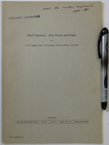 Caribbean. Higgins, GE and Saunders, JB. (1974). ‘Mud Volcanoes – their Nature and Origin’, reprinted from Naturforschende Gesellschaft&nbsp;Basel v.84