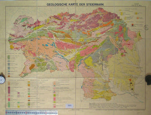Geologische karte der Steiermark, 1957
