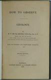 De la Beche, Henry T. 1836. How to Observe Geology. Publ Chas.Knight, London, 2nd edition