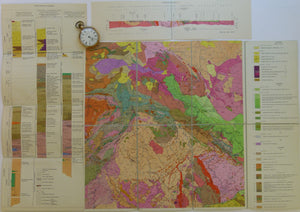 Czechoslovakia. No date. M-33-8 Chabarovice-Dresden. Colour printed geological map, 38 x 49.5cm at 1:200,000