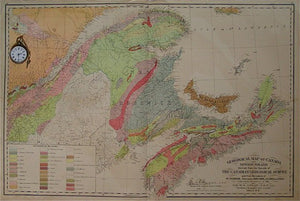 Geological Map of Canada and Newfoundland sheet 2