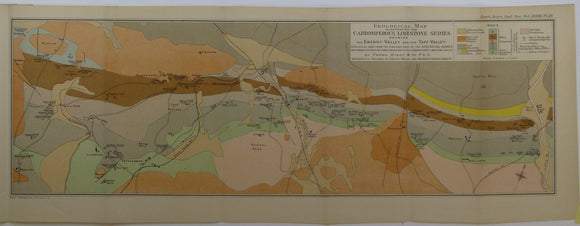 Dixey, Frank, et al. (1917). Two maps – of the Carboniferous Limestone Series between the Ewenny Valley and Ebbw Valley’,