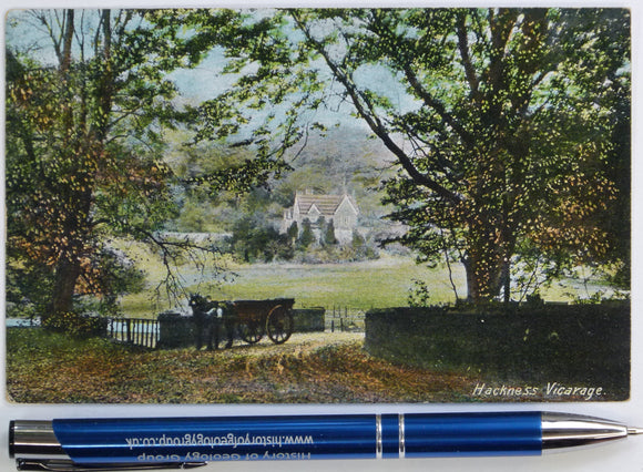 Postcard. (n.d.). Hackness Vicarage. Colour print of hand-coloured photograph of William Smith’s home while steward of Hackness Estate near Scarborough.