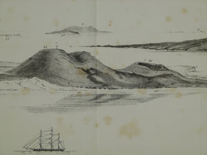 Heaphy, Charles. (1859). ‘Sketch Maps illustrative of the Volcanic Phenomena of the Auckland District’ in ‘On the Volcanic Country of Auckland, New Zealand’ extract