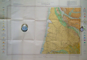 Sheet 59, Bordeaux, Carte Géologique de la France, 1967. Scale 1:320,000.