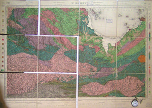 Sheet 59, St. Brieuc, Carte Géologique Détaillée, 1897. Scale 1:160,000