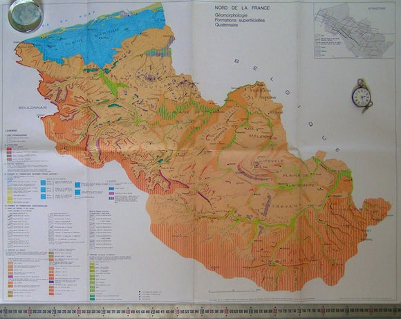 Nord de la France; Geomorphologie, Formations Superficielles Quaternaire, 1980