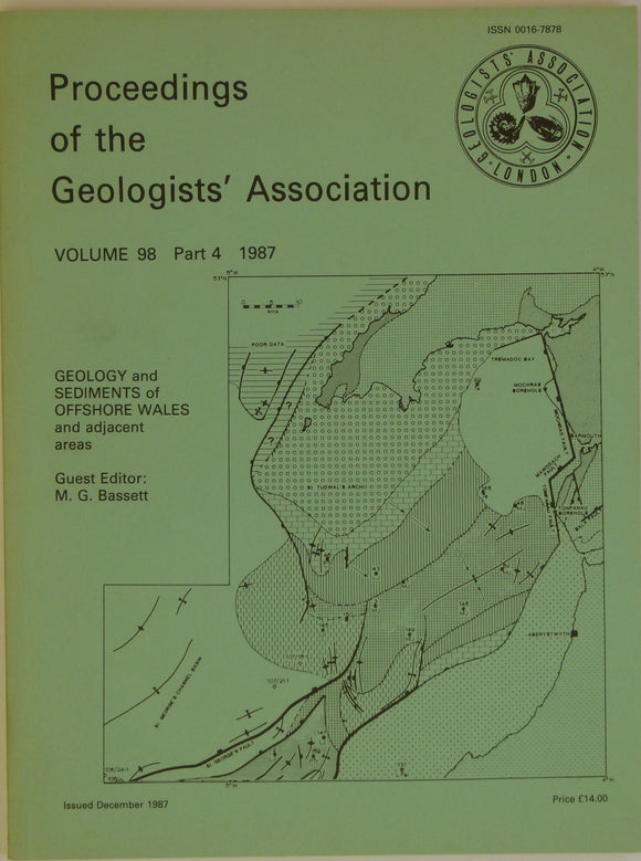 Bassett, MG. (ed), 1987. Geology and Sediments of Offshore Wales and adjacent areas, a special edition