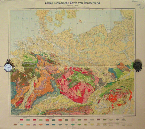 Kleine Geologische Karte von Deutschland, 1930