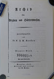 Deynhausen, v. and v. Dechen, (1825). ‘ [geognostische karte] Der Bleijberg Commern und seine Umbegung’. Hand-coloured engraving