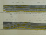 Horizontal Section No.  107 (1875). From Portskewet in Monmouthshire across Severn at New Passage by Stoke Gifford in Gloucestershire, across Bristol Coalfield to Wapley. Geological Survey of GB. 1st