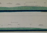 Horizontal Section No.  126 (1882). From the R Chelmer, below Chelmsford, by Felstad, Barrington Hill and Wandlebury, to Cambridge (continuation of section 84). Geological Survey of GB. 1st