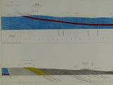 Horizontal Section No.   60 (1860). 1. From Wirksworth, the Derbyshire Coalfield, Portland Collieries, Kirkby Woodhouse and Kirkby Forest. 2. From the Derwent Valley, by Elvaston Park, across the Derbyshire Coalfield. Geological Survey of GB. 1st