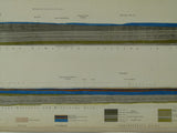 Horizontal Section No.   94 (1874). From Marsden, and Linthwaite, over Huddersfield, Great Preston and to R. Wharfe at Ulleskelf to Bolton Percy.  Geological Survey of GB. 1st edition.