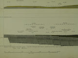 Horizontal Section No.   99 (1876). From NW of Masham, across Harrogate Anticlinal, the Lower Coal Measures of Seacroft, and Middle Coal Measures to the R Aire and Mickletown. Geological Survey of GB. 1st