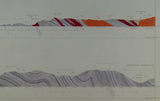 Horizontal Section No.   26 (1880). From Cardigan Bay over Cadr Idris. Geological Survey of GB. 2nd edition