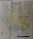 Indian Ocean; [Map of the] Distribution of Oceanic Deposits, John Murray, 1889. In ‘On Marine Deposits in the Indian, Southern and Antarctic Oceans’