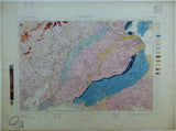 Ireland sheet 169, Wexford, 1” scale. 1878. Includes Bannow Bay in SW corner. Hand-coloured