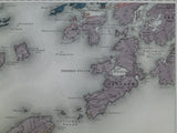 Ireland sheet 204, Cape Clear, 1” scale. 1881. Base map not dated. Coloured 1904. 80% sea. Hand-coloured
