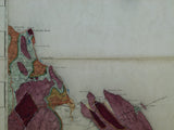 Ireland sheet  21, Larne, 1” scale. 1883. Covers to Lough Larne, 85% sea. Base map undated. Hand-coloured