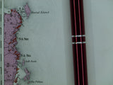 Ireland sheet  38, no title - Burial Island, 1” scale. 1878. 95% sea. Base map 1868, coloured 1905. Hand-coloured