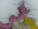 Ireland sheet  39, no title – Erris Head, 1” scale. 1900. 98% sea. Base map not dated, coloured 1905. Hand-coloured